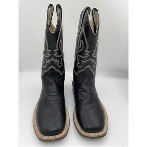Cody James Youth Black Cowboy Boots Size 2D